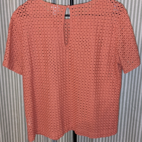 Coral orange texture SHIRT - Picture 2 of 4